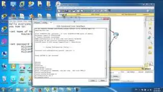 CCNA  How to set Name of router and set password in console port  Free Cisco Video Training