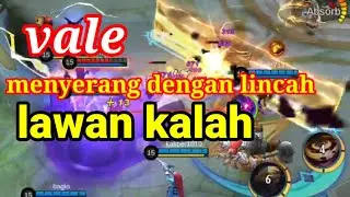 vale menyerang dengan lincah lawan kalah