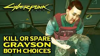 Cyberpunk 2077 - Kill or Spare Grayson and Get Johnny's Porsche (Both Choices)