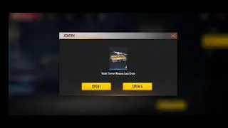 in FREE FIRE Guncrate open