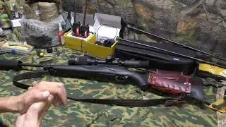 установка планки вивера под сошки на Franchi Horizon 308win