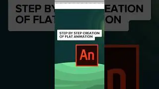 Step-by-step creation of FLAT ANIMATION ⏳🌕