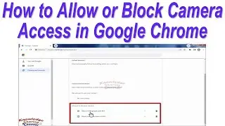 How to Allow or Block Camera Access in Google Chrome