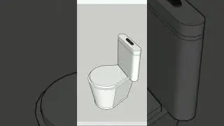 Sketchup Toilet tutorial 
