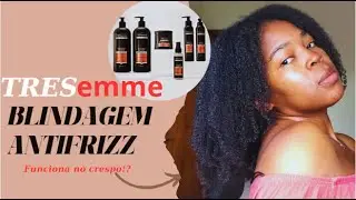 Vai que Presta!? Testei a Linha TRESemme BLINGAGEM ANTIFRIZZ - Rotina para cabelo crespo 4c