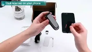 ✅ Портативный Bluetooth 2D/QR сканер Eyoyo EY-023C для Android IOS Win Mac Linux