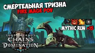 Mythic Run +15 | Смертельная Тризна | Fire Mage PoV | WoW ShadowLands 9.1