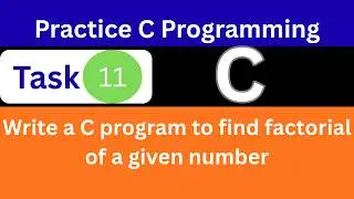 C Program to Find Factorial of a Number | C Programming |Practice C Program | recursive |