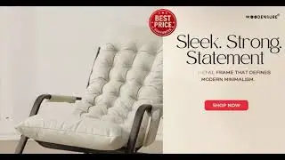 Affordable Luxury Rocking Chair Under ₹10,000 | Modern Single Person Tufted Rocker | WoodEnsure