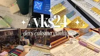 yks24 ders çalışma günlüğüm #3 ✨️ 5 saat ders çalıştığım birgün, yaz tatilinde nasıl çalışıyorum