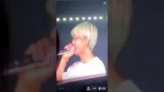 BTS Taehyung singing Scenery at the end of the concert
