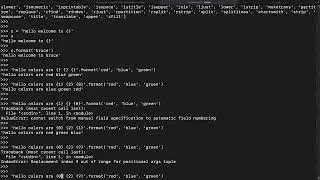 Python String Formating Explained
