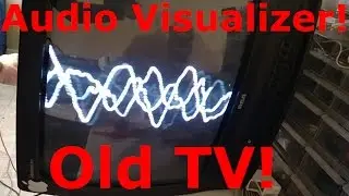 Turn an old tv into an audio visualizer!