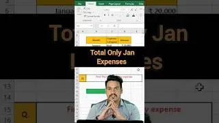 Master SUMIF Formula in Excel | Calculate Monthly Expenses Easily | Sumif function in excel