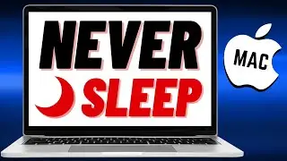 How To STOP Mac from Sleeping and Keep Screen ON (FAST & EASY) - Macbook settings