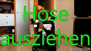 My Technique as a Person with Spasticity: How I Attempt to Remove My Pants in a Wheelchair