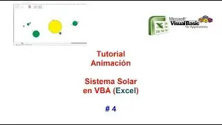 Tutorial Sistema Solar en Excel con VBA # 4