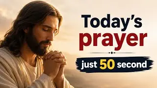 TODAY'S PRAYER | JESUS CHRIST ✝️ | God's message for you 