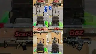 M4 vs AUG vs Scar-L vs QBZ 😲😱    