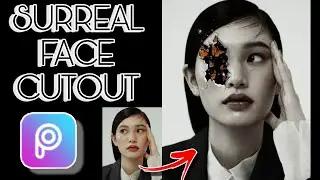 PICSART TUTORIAL || HOW TO EDIT SURREAL FACE CUTOUT ||