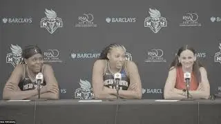 NY Liberty vs Storm 9/5/24 Postgame w Jonquel Jones, Betnijah Laney-Hamilton  & Coach Brondello