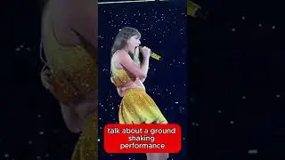 Taylor Swift's Earthquakes... Shake It Off, Literally! #taylorswift #erastour #shocking