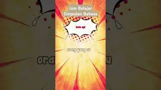⏯️Jom Belajar Simpulan Bahasa Siri 5️⃣ 