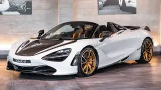 2019 McLaren 720S Spider Performance MSO Bespoke - MSO Cirrus Grey - Walkaround & Interior [4K]