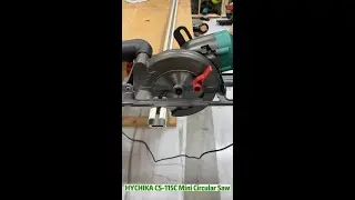 Unboxing, attachments installation, tutorial, and solutions! | HYCHIKA -CS-115C Mini Circular Saw