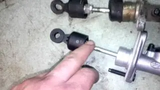 Replacing the clutch master cylinder on KIA Cerato ( Kia cherat ( cerate ) )
