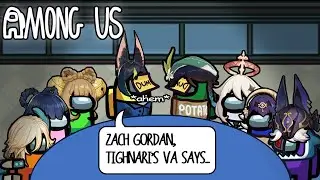Zach Gordon Tighnari's VA says: Genshin Voice Actors play AMONG US || Venti VA POV - May 2023