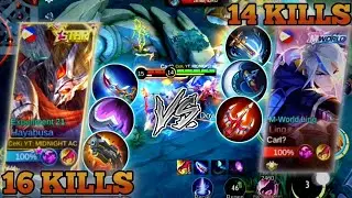TOP GLOBAL HAYABUSA VS. PRO FAST HAND LING! IN SOLO RANK!! | 16 KILLS! VS 14 KILLS! - WHO WILL WIN?