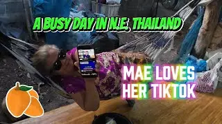 A busy day in Isaan. I buy Pui a clothes dryer.