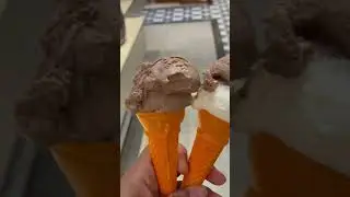 Chocolate Vanilla Ice Cream. #viral #foodie #icecream