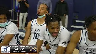 Bronny James 16 Points Amari Bailey 23 Points Sierra Canyon vs West Ranch 100-72  12-01-21