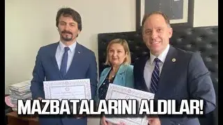 CHP ZONGULDAK MİLLETVEKİLLERİ MAZBATALARINI ALDI