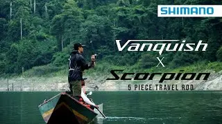 2023 Thailand Sebarau Hunt with 23Vanquish x Scorpion 5pc Travel Rod