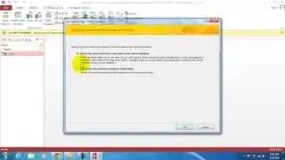 Linking Wamp Server To Access 2013(No Audio)