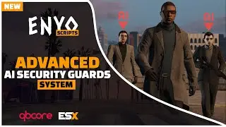 FiveM Advanced AI Security Guards System [QBCore] [ESX] [NEW]
