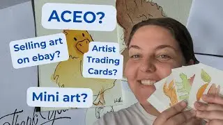 Everything you need to know about ACEO/Artist trading cards: Sell and Ship Mini Artwork