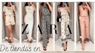 ✨🛍️ De tiendas a ZARA | Nueva Colección Primavera Verano | Super Haul Zara Try On vestidos y más