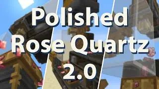 Minecraft Create Mod How to Automate Polished Rose Quartz v2.0