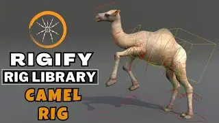 Create Camel Rig with Rigify : Rig Library in Blender | Rigify Camel Rig