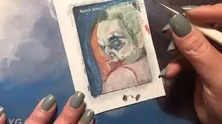 MTG Full Art Alter: Joaquin Phoenix Joker