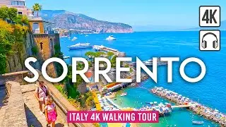 Sorrento 4K Walking Tour (Italy) - Tour with Captions & Immersive Sound [4K Ultra HD/60fps]