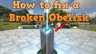 How to repair a broken Obelisk | How to spawn in an Obelisk on your server on Ark Survival Evolved
