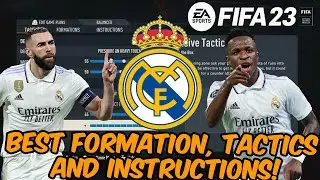 *UPDATE 4.0* FIFA 23 - BEST REAL MADRID Formation, Tactics and Instructions