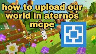 how to upload a minecraft world on aternos server | gameryogeshbro