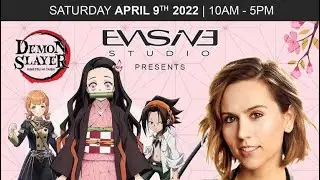 Evasive Studio first Meet and greet￼ with Voice actor￼ Abby Trott form Demon slayer￼ as ‘nezuko’ ￼