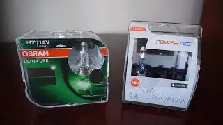 OSRAM Ultra Life 3200k vs M-TECH POWERTEC Platinum 3400k